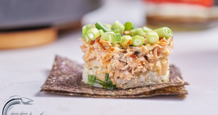 Salmon Sushi Bake