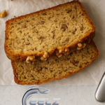 Moist Banana and Walnut Loaf