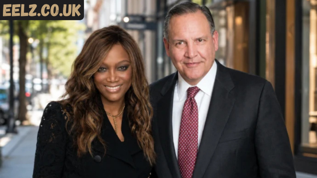 Tyra Banks and Greg Hayes