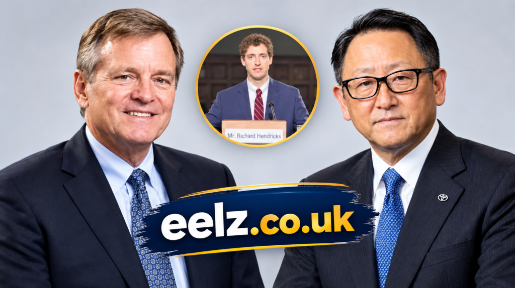 Richard Peery and Akio Toyoda