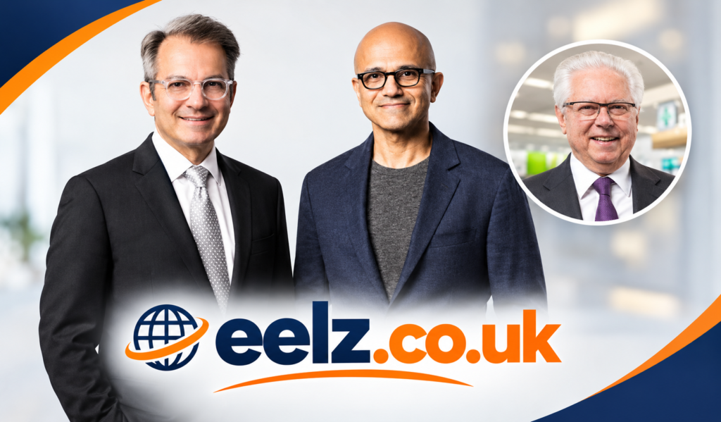 Satya Nadella and Michel Vounatsos