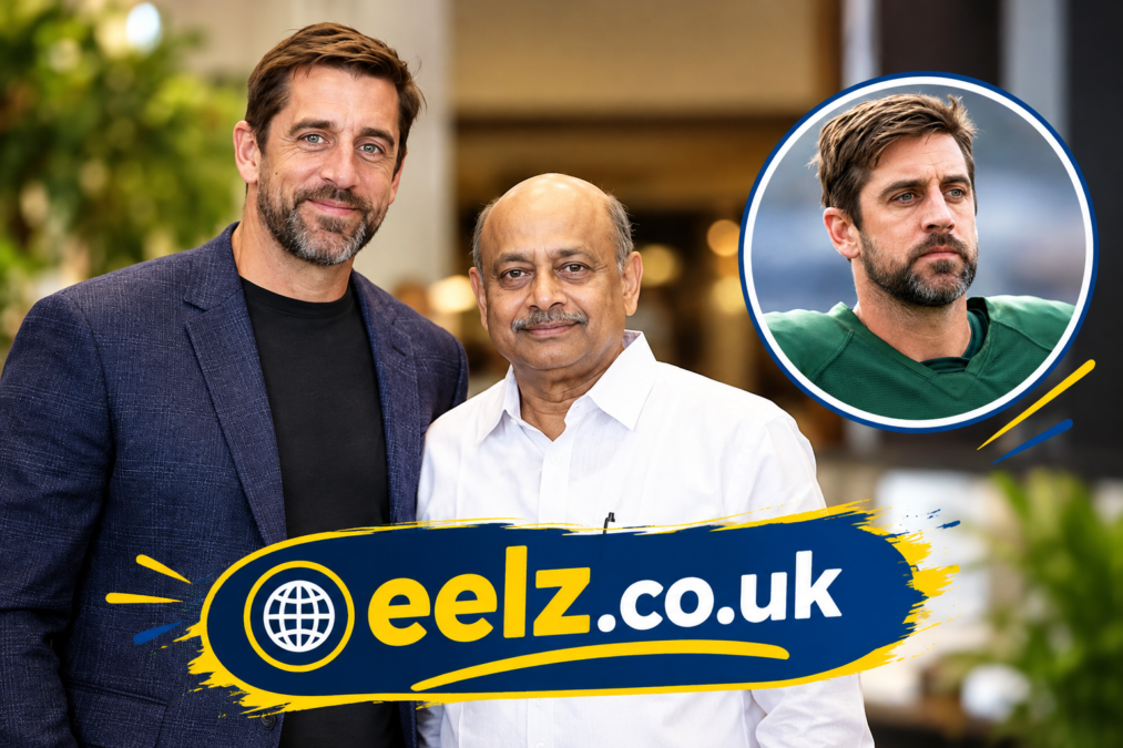 Aaron Rodgers and Radhakishan Damani