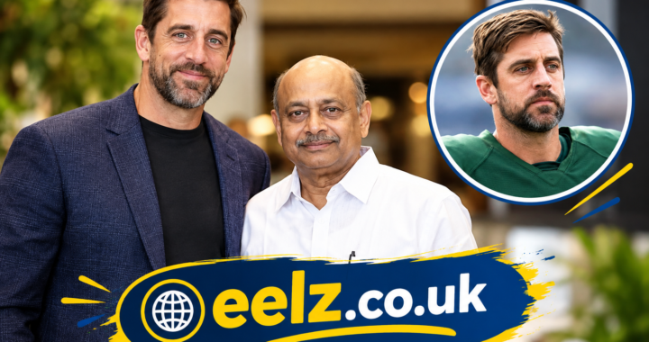 Aaron Rodgers and Radhakishan Damani