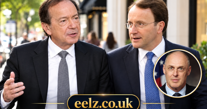 John Paulson and Ulf Mark Schneider